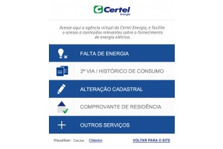 Agência virtual da Certel Energia agiliza atendimento